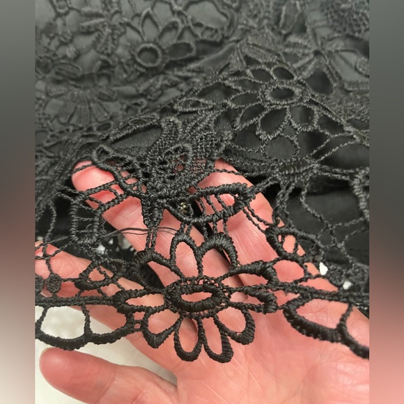 Acemi Black Lace Bra in Size large. Unadjustable Zippered back. - Picture 4 of 9